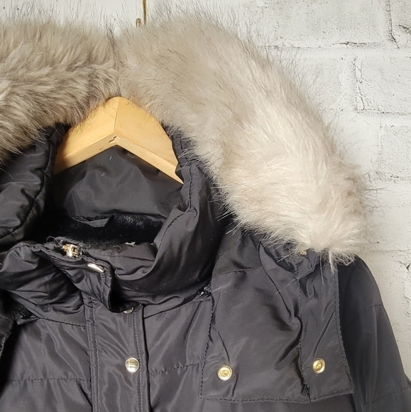 ZARA WATER-REPELLENT HOODED DOWN PUFFER JACKET - Picture 4 of 7